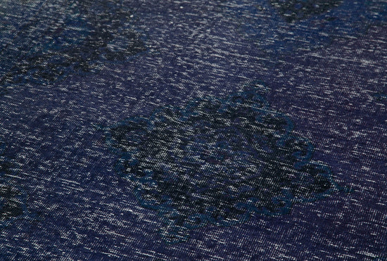 4x12 Purple Turkish Over Dyed Runner Rug - 28723