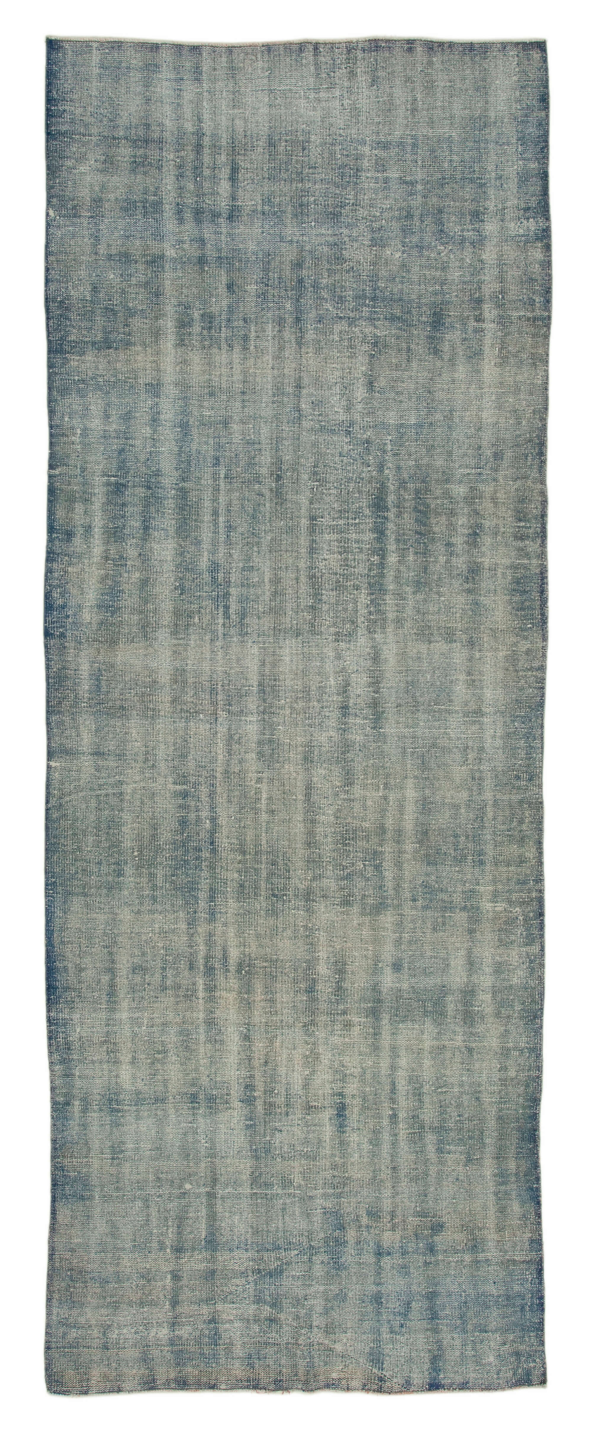 4x11 Blue Turkish Over Dyed Runner Rug - 28724