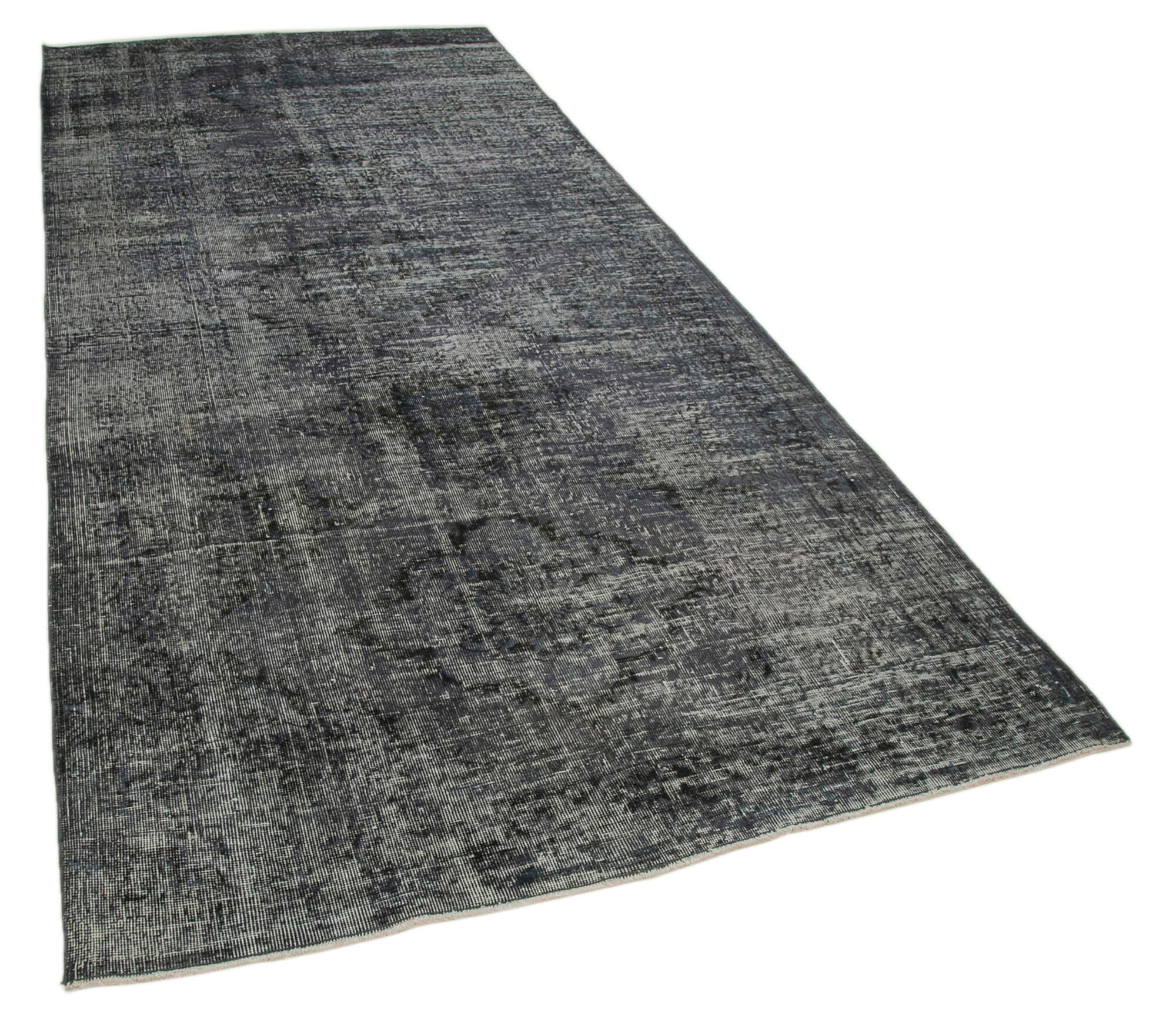 5x11 Grey Turkish Over Dyed Runner Rug - 28726