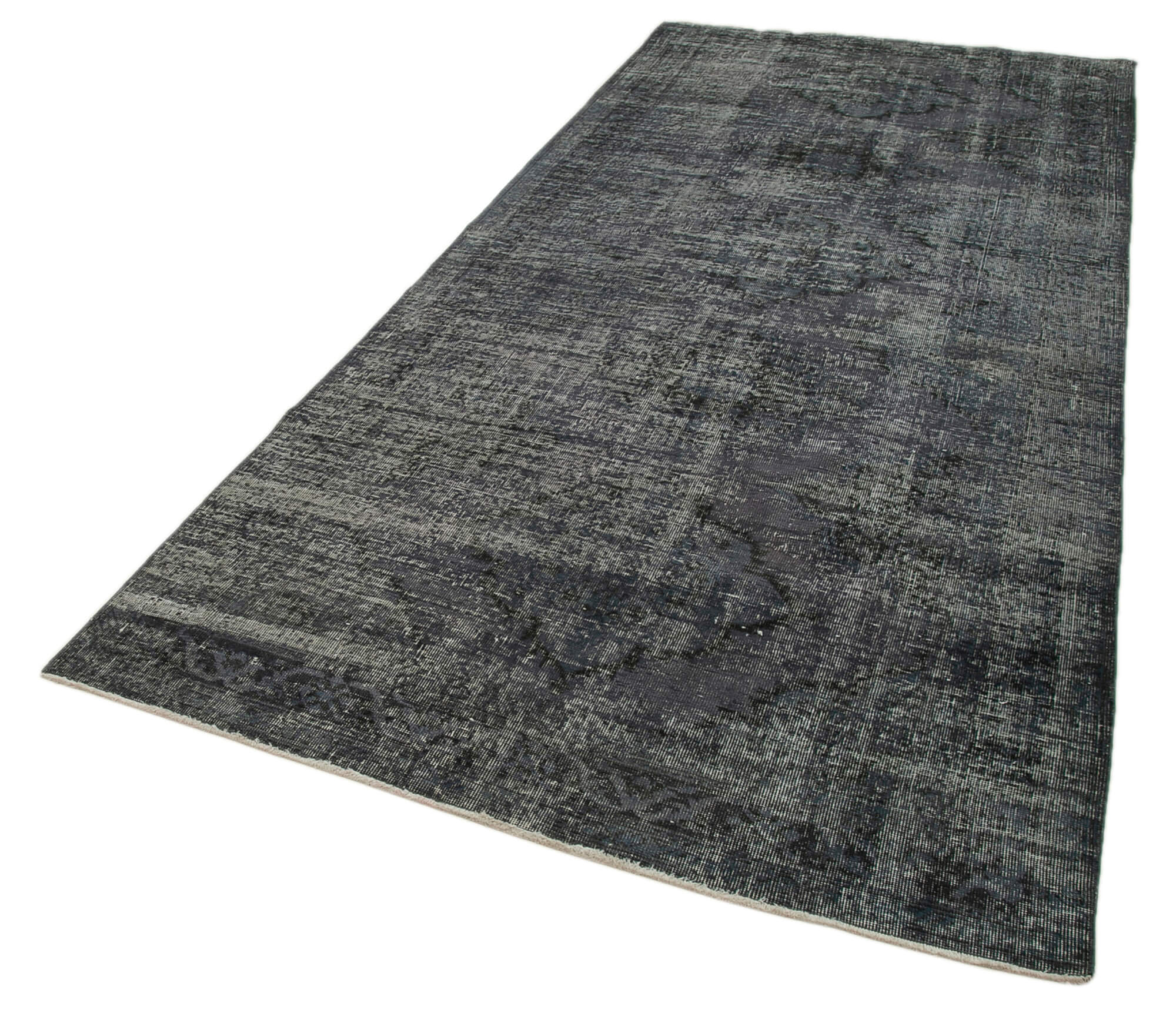 5x11 Grey Turkish Over Dyed Runner Rug - 28726