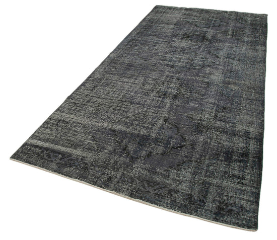 5x11 Grey Turkish Over Dyed Runner Rug - 28726
