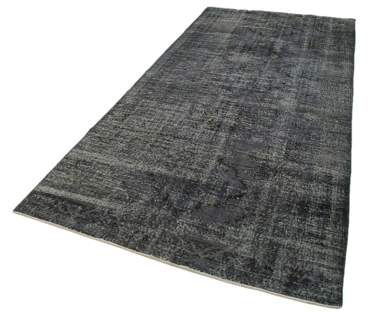 5x11 Grey Turkish Over Dyed Runner Rug - 28726
