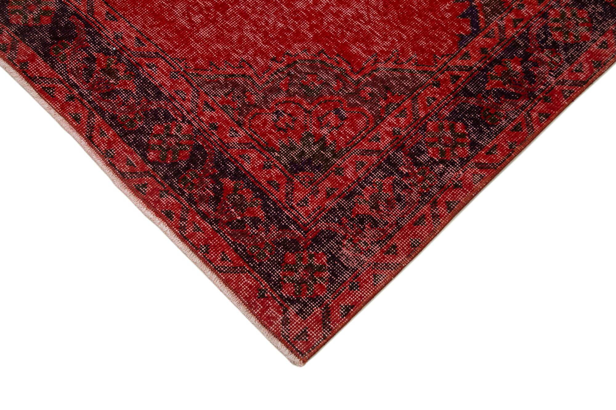 5x13 Red Turkish Over Dyed Runner Rug - 28728