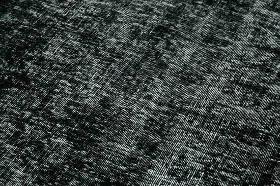 5x11 Black Turkish Over Dyed Runner Rug - 28731