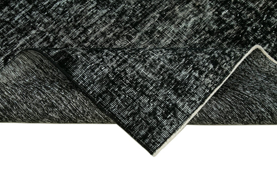 5x11 Black Turkish Over Dyed Runner Rug - 28731