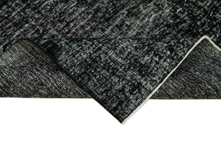 5x11 Black Turkish Over Dyed Runner Rug - 28731