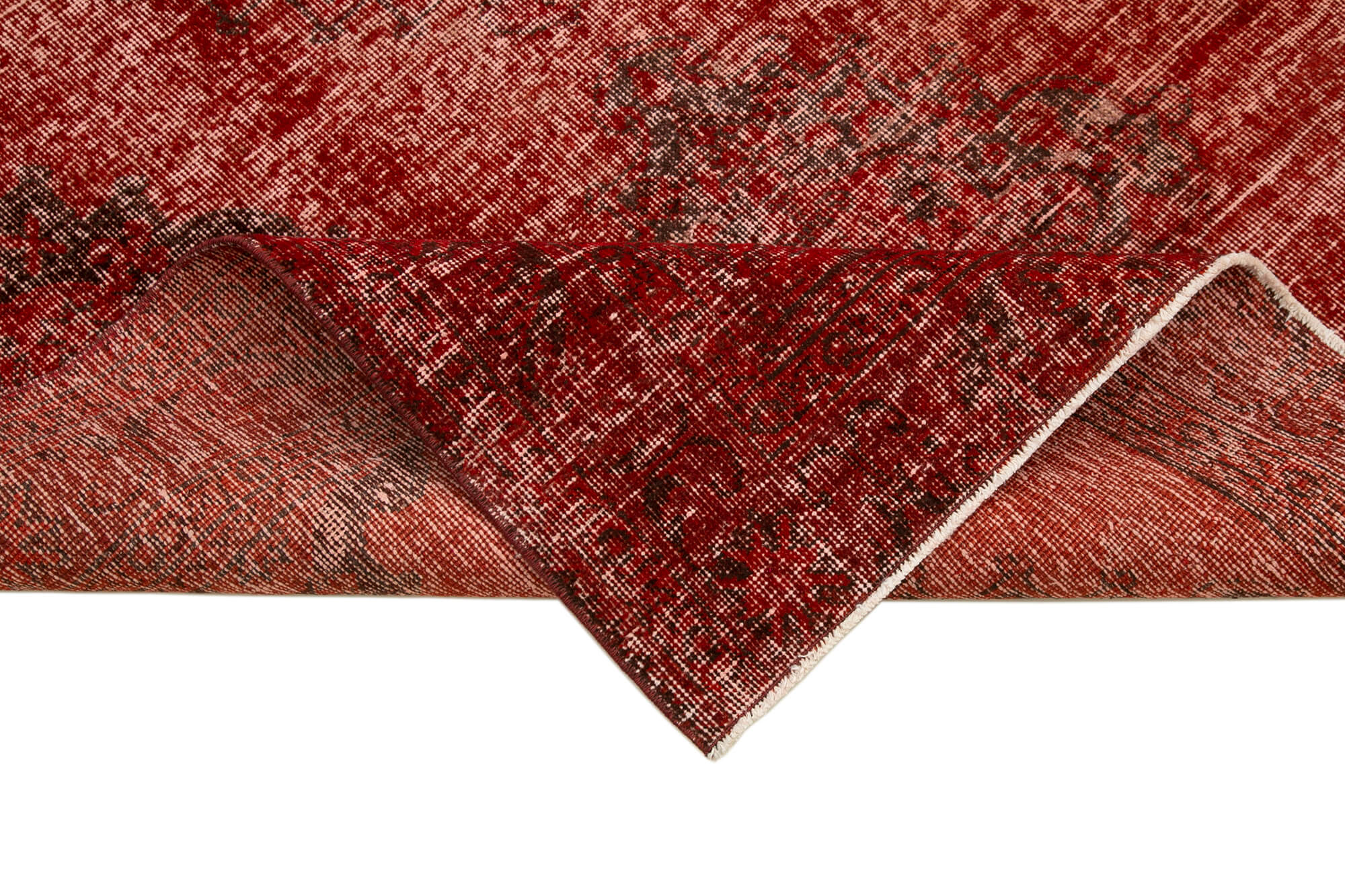 4x12 Red Turkish Over Dyed Runner Rug - 28732