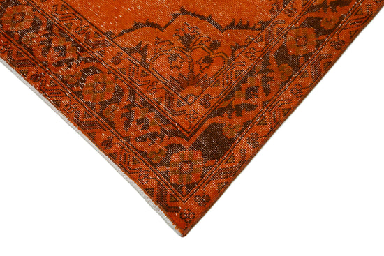 5x12 Orange Turkish Over Dyed Runner Rug - 28734