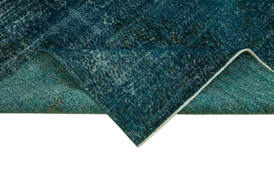 5x13 Turquoise Turkish Over Dyed Runner Rug - 28735