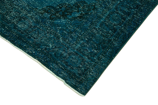 5x13 Turquoise Turkish Over Dyed Runner Rug - 28736