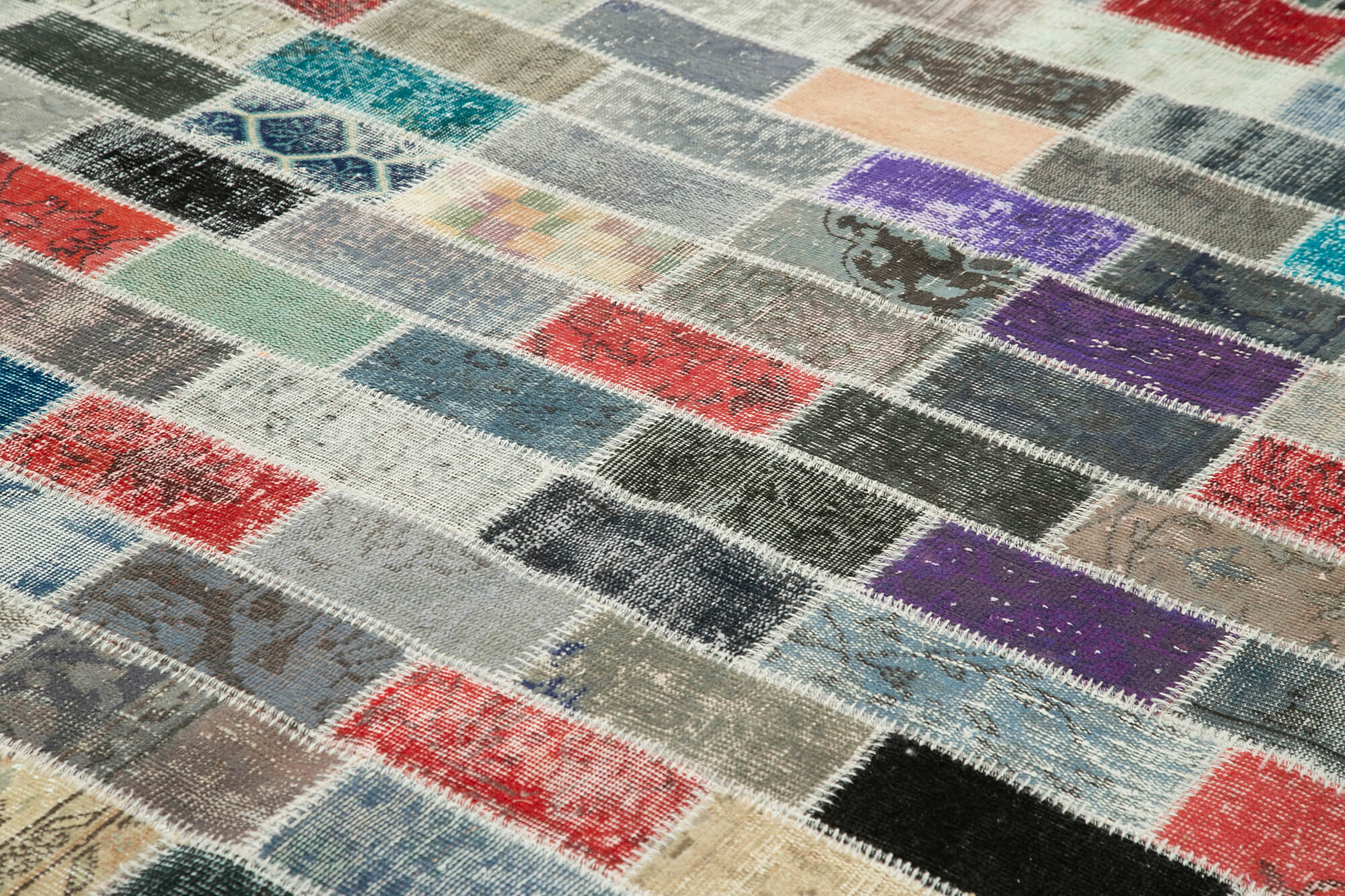 10x13 Multicolor Patchwork Rug - 28745