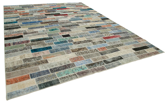 10x13 Multicolor Patchwork Rug - 28747