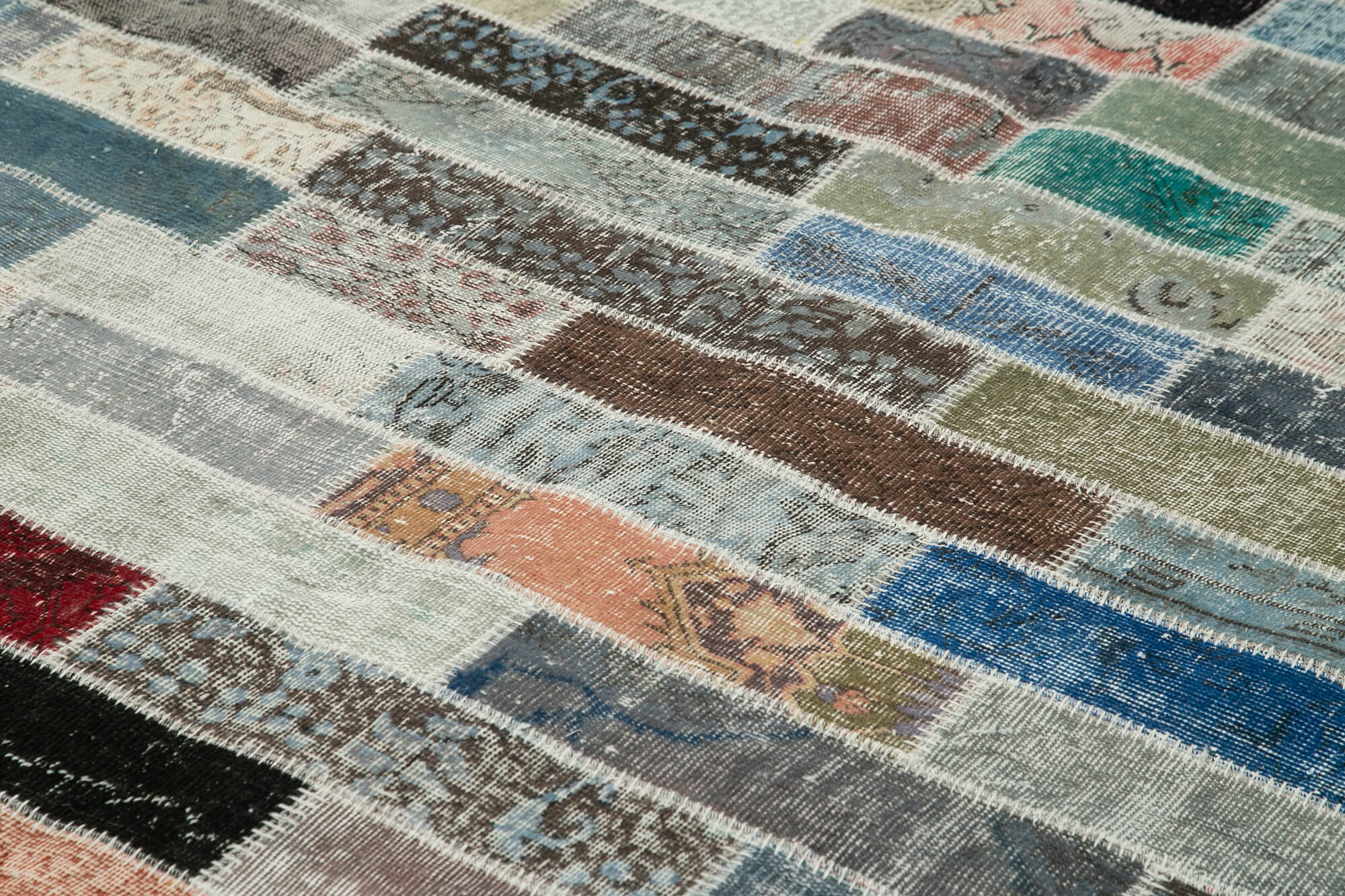 10x13 Multicolor Patchwork Rug - 28747