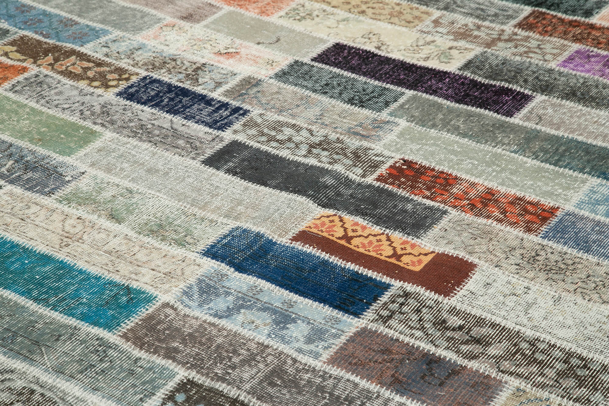 10x13 Multicolor Patchwork Rug - 28752