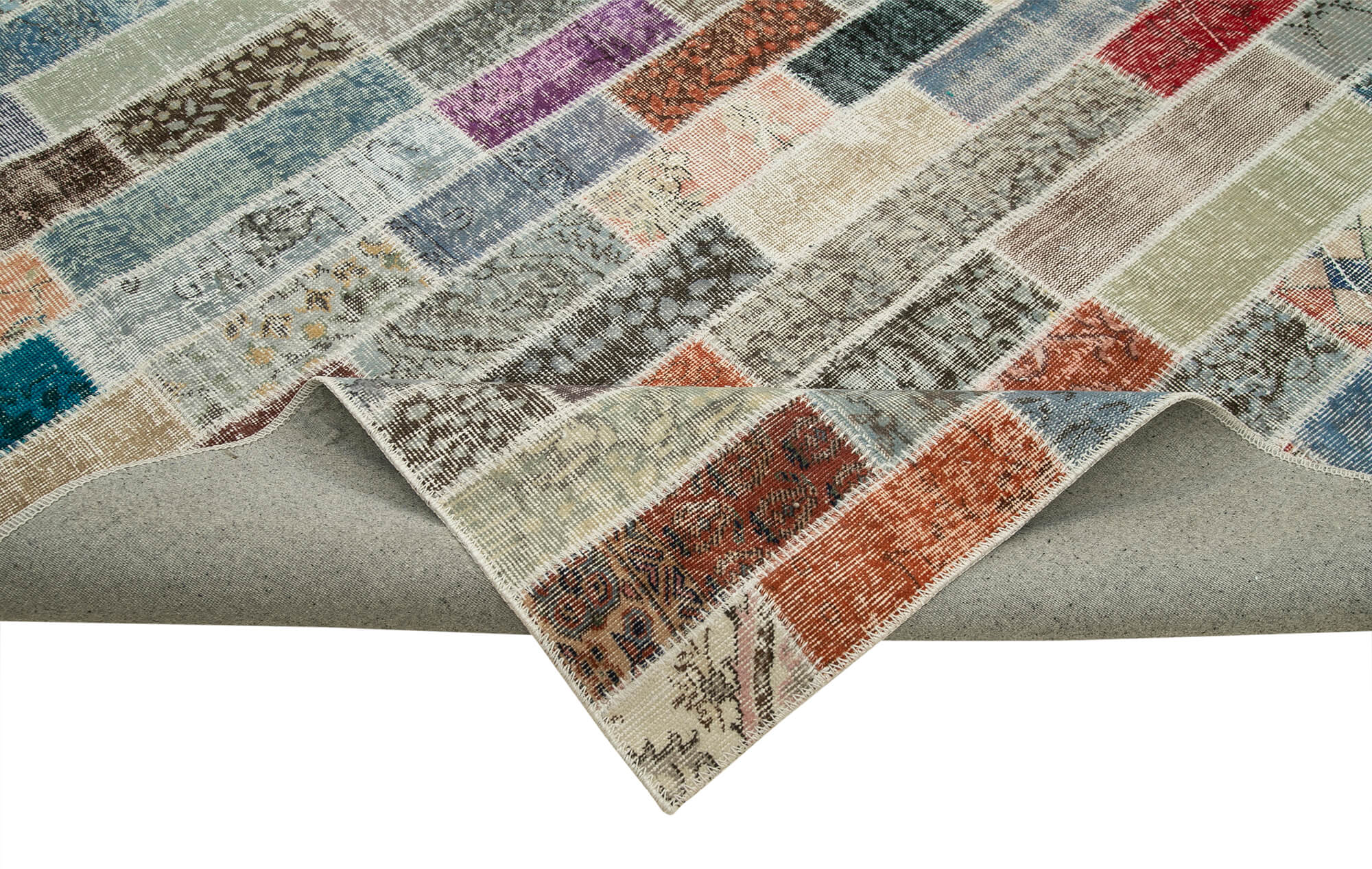 10x13 Multicolor Patchwork Rug - 28752