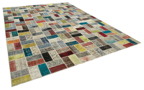 10x13 Multicolor Patchwork Rug - 28755