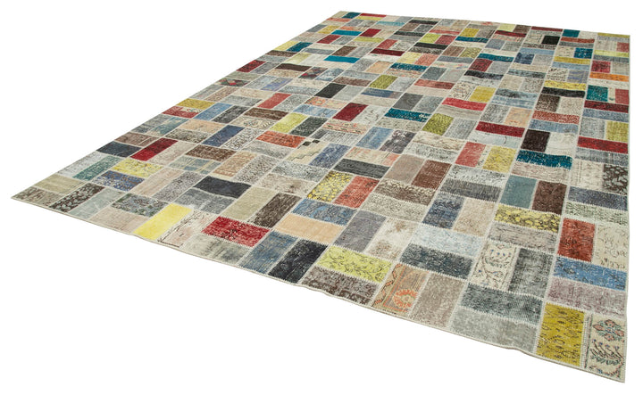 10x13 Multicolor Patchwork Rug - 28755