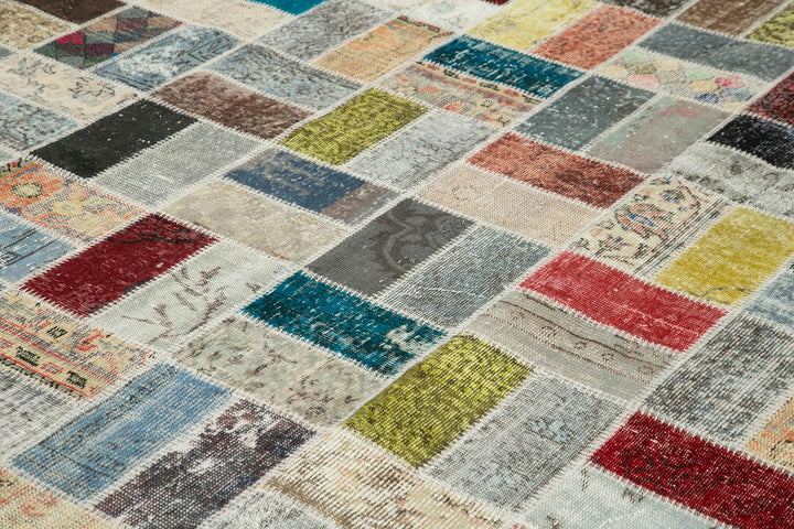 10x13 Multicolor Patchwork Rug - 28755