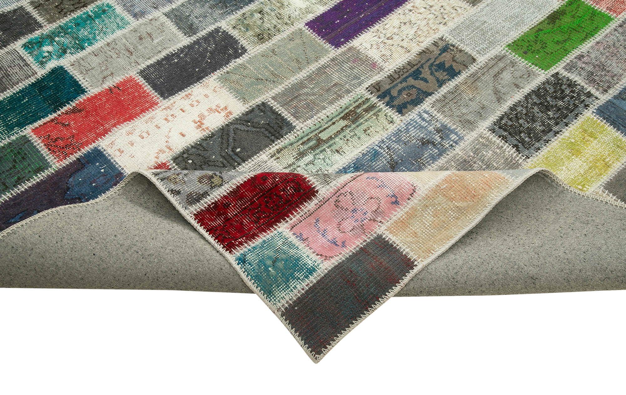 10x13 Multicolor Patchwork Rug - 28756