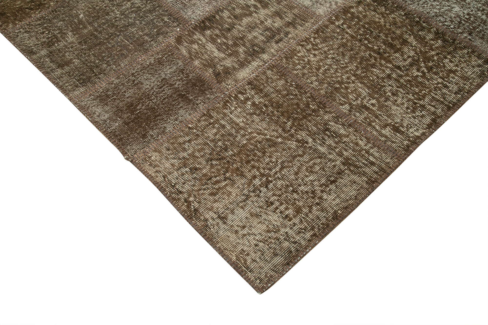 10x13 Brown Patchwork Rug - 28765