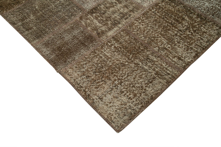 10x13 Brown Patchwork Rug - 28765