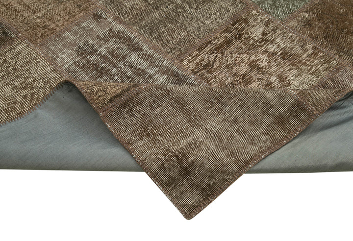 10x13 Brown Patchwork Rug - 28765
