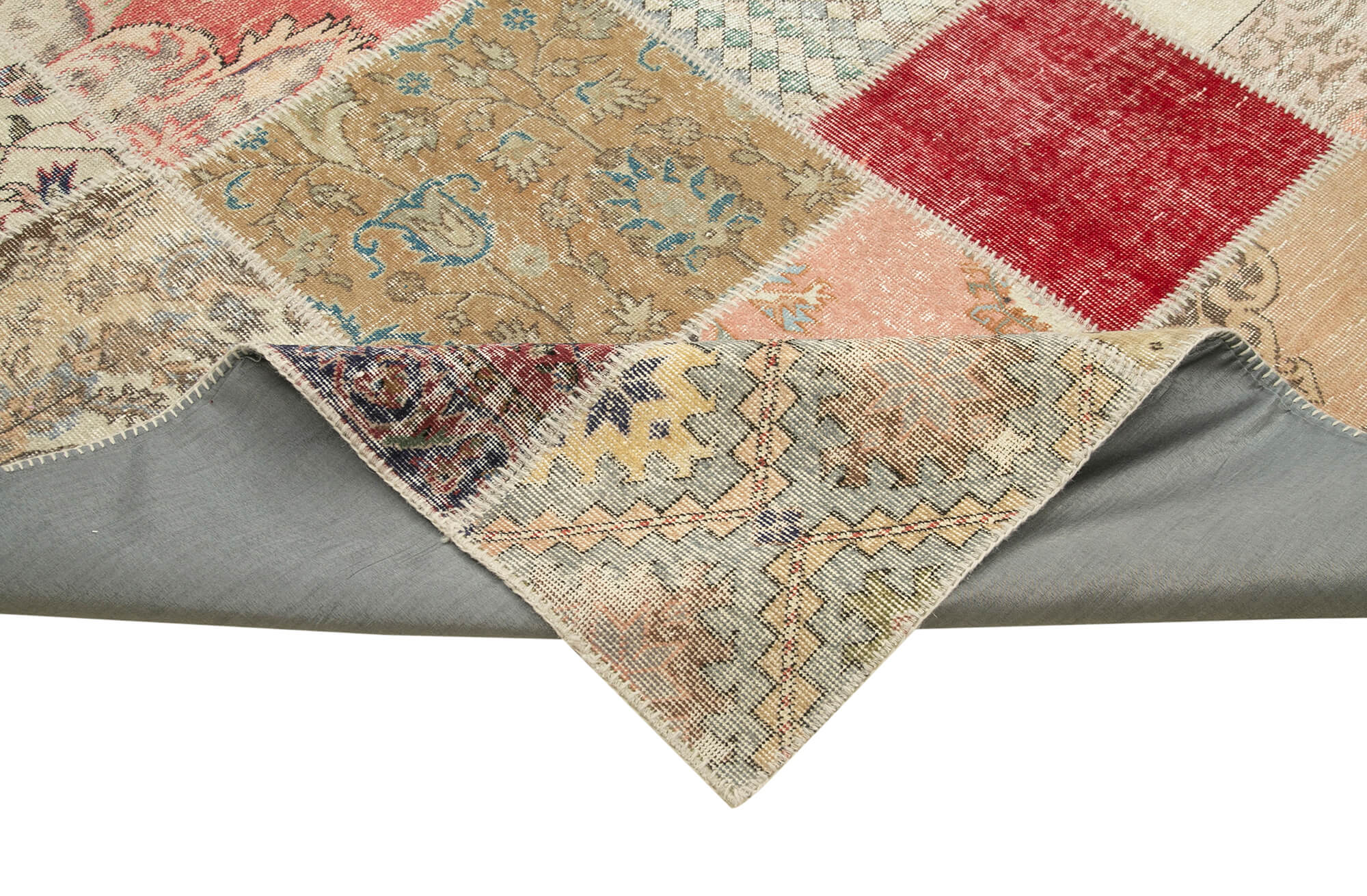 10x13 Beige Patchwork Rug - 28775