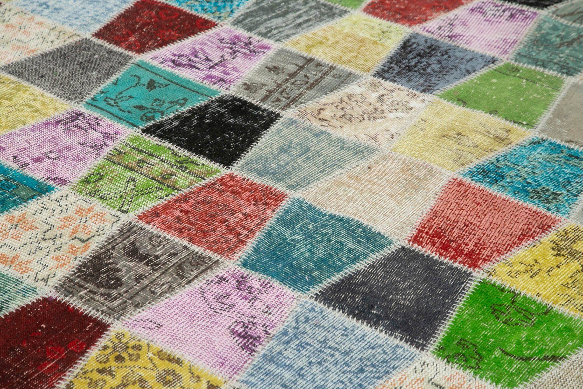10x13 Multicolor Patchwork Rug - 28826