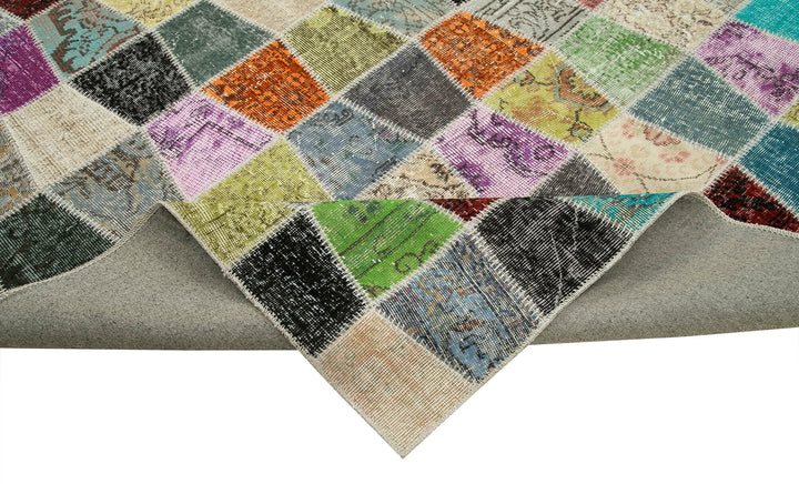 10x13 Multicolor Patchwork Rug - 28826