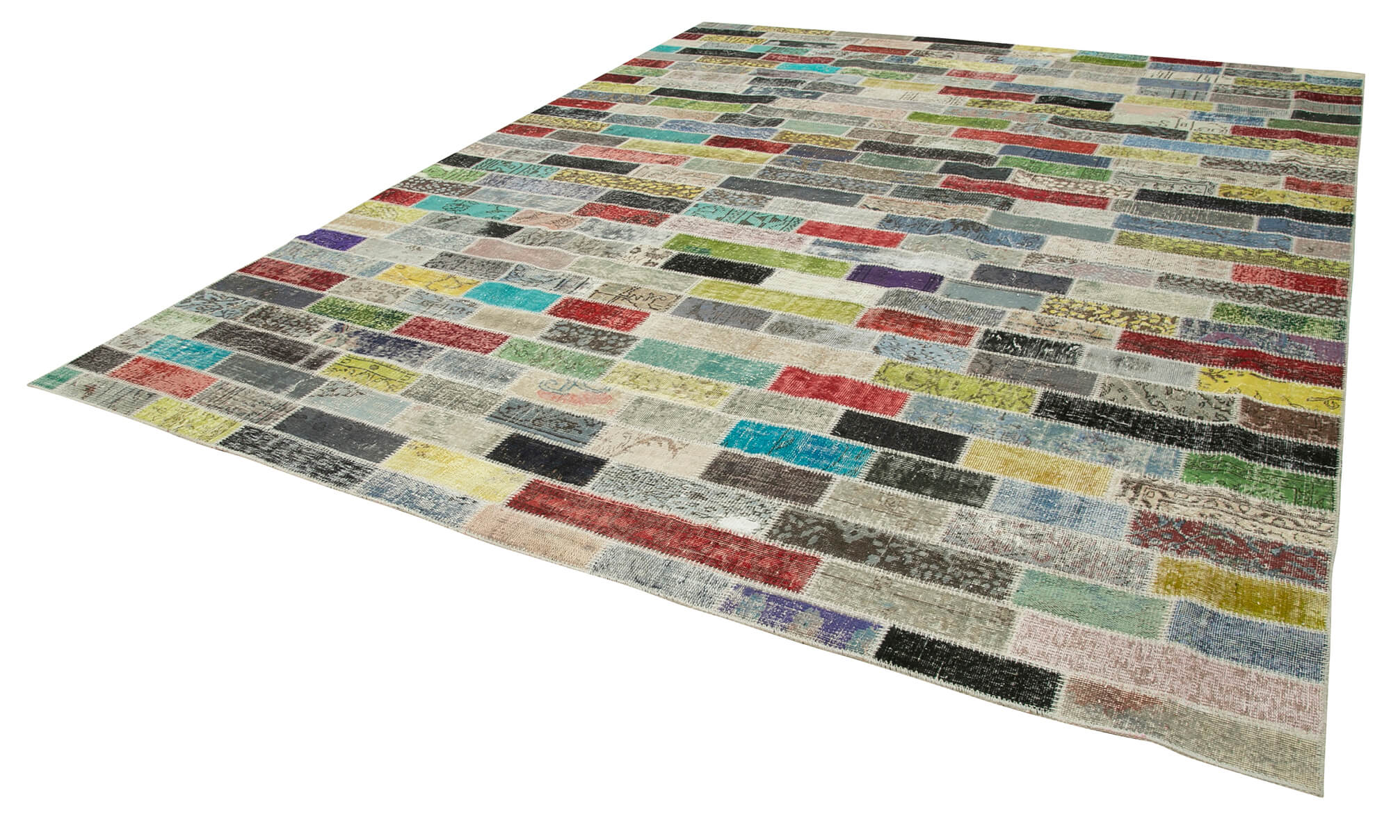10x13 Multicolor Patchwork Rug - 28828