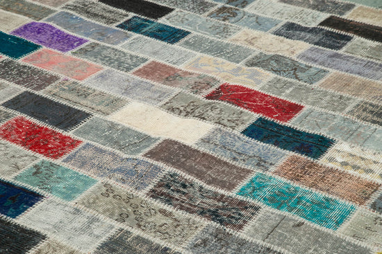 10x13 Multicolor Patchwork Rug - 28830