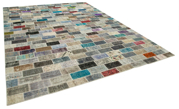 10x13 Multicolor Patchwork Rug - 28831