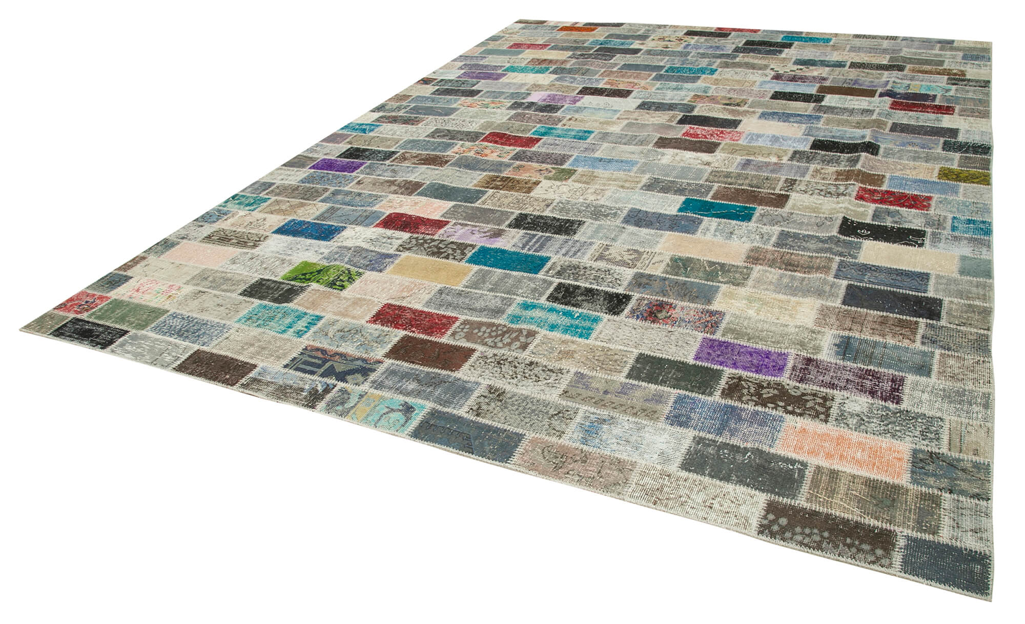 10x13 Multicolor Patchwork Rug - 28831