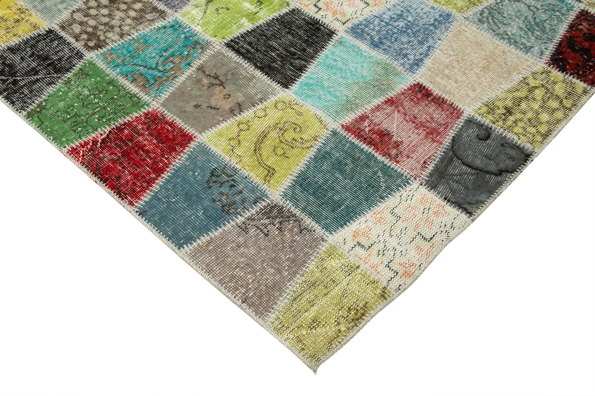 10x13 Multicolor Patchwork Rug - 28839