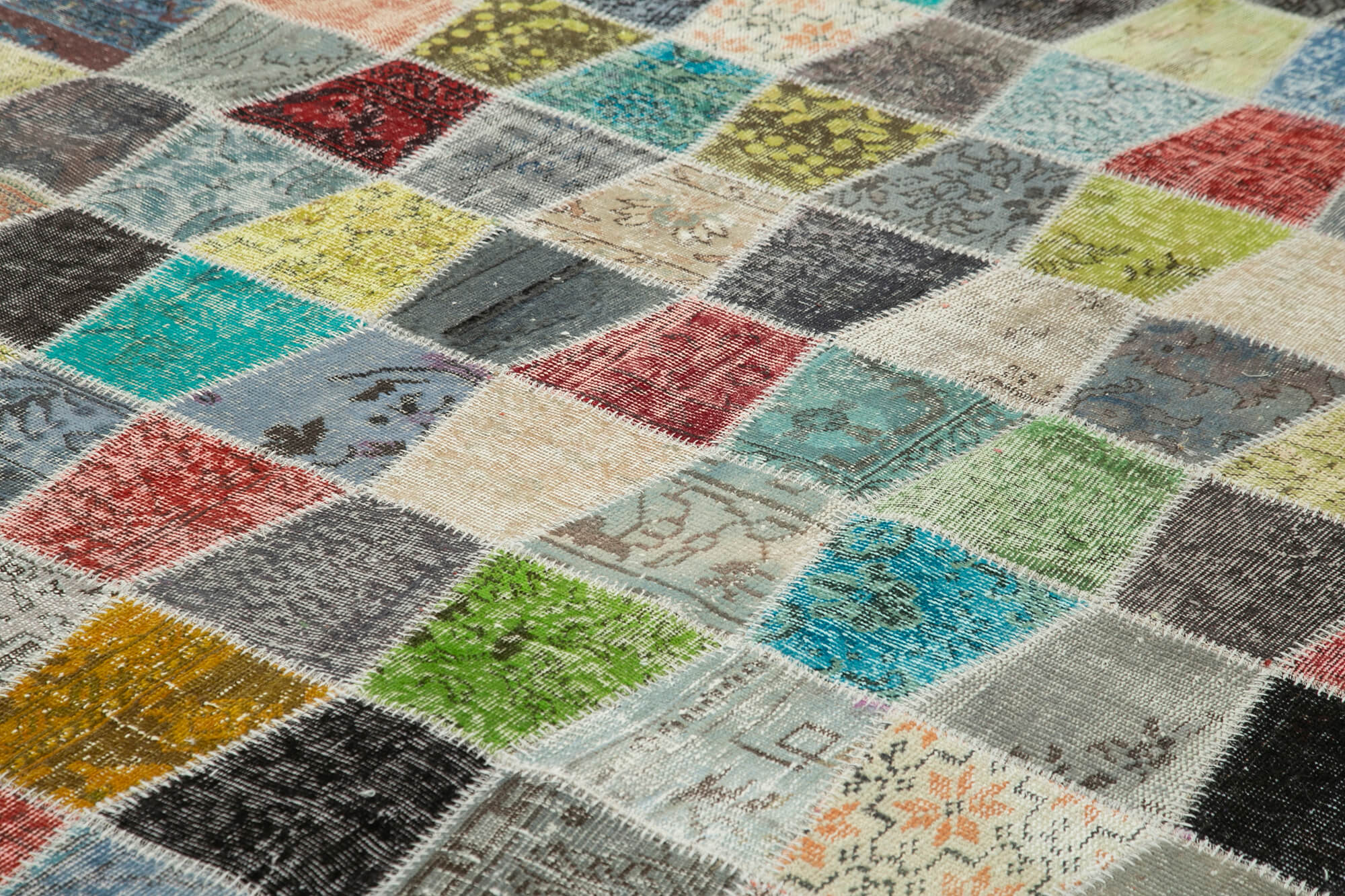10x13 Multicolor Patchwork Rug - 28839