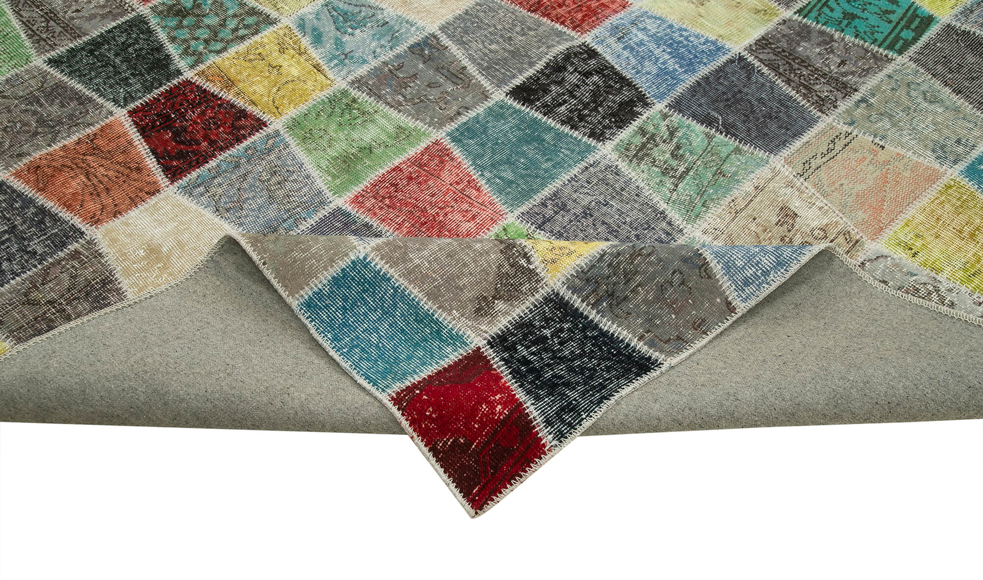10x13 Multicolor Patchwork Rug - 28839