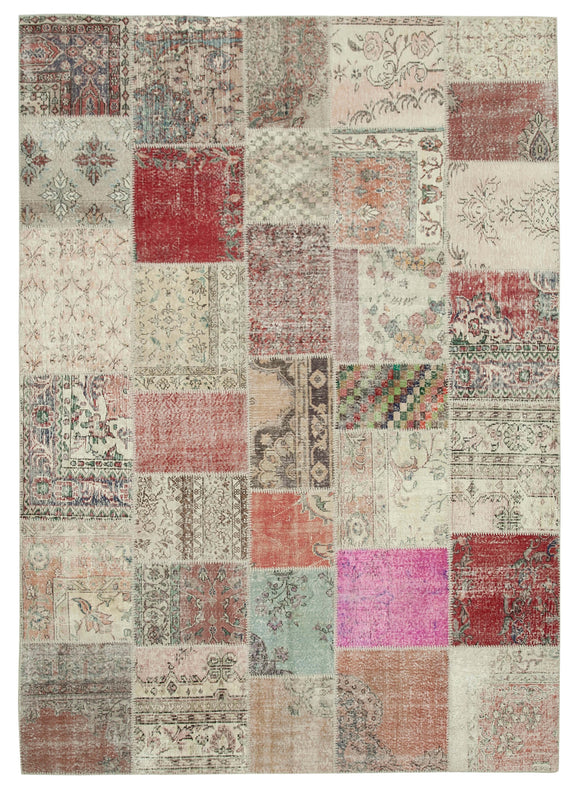 8x12 Multicolor Patchwork Rug- 28861
