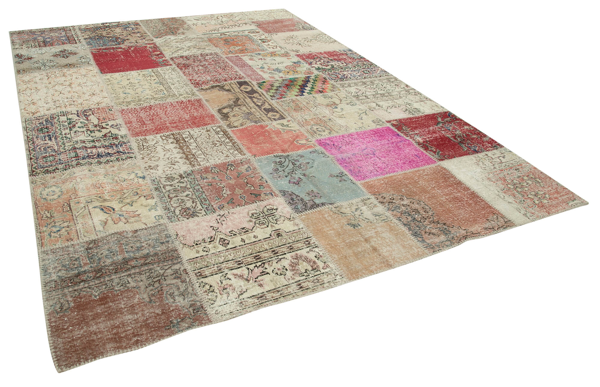 8x12 Multicolor Patchwork Rug- 28861
