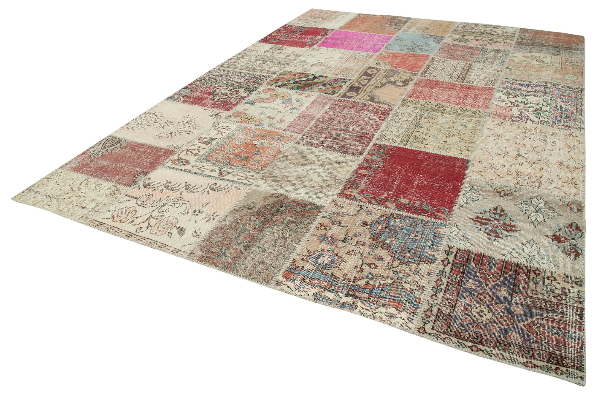 8x12 Multicolor Patchwork Rug- 28861