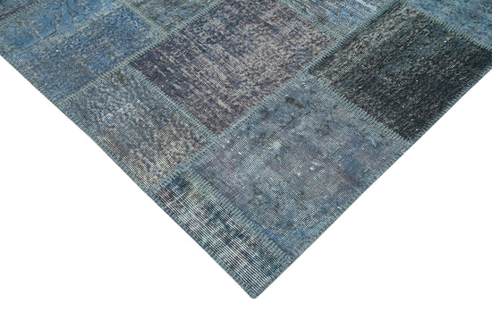 8x12 Blue Patchwork Rug- 28863