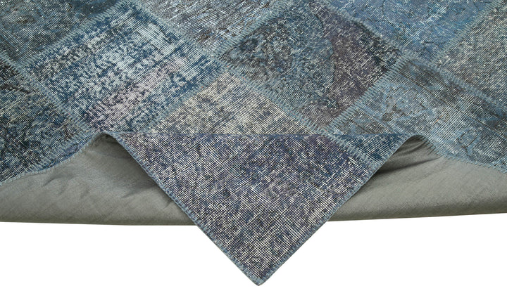8x12 Blue Patchwork Rug- 28863