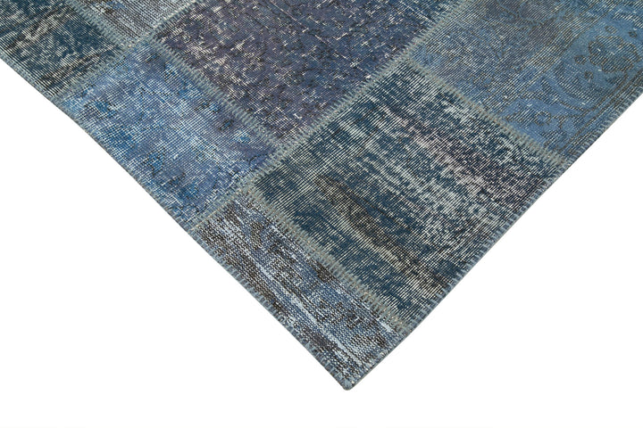 8x12 Blue Patchwork Rug- 28864