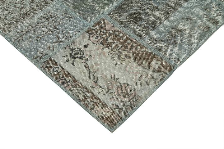 8x12 Grey Patchwork Rug- 28869