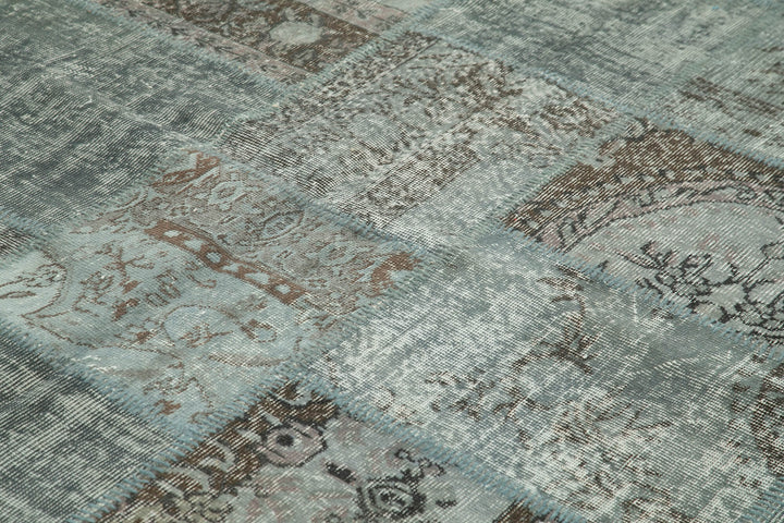8x12 Grey Patchwork Rug- 28869