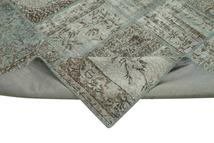 8x12 Grey Patchwork Rug- 28869