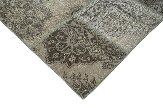 8x12 Grey Patchwork Rug- 28876