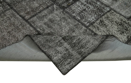 8x11 Black Patchwork Rug- 28880