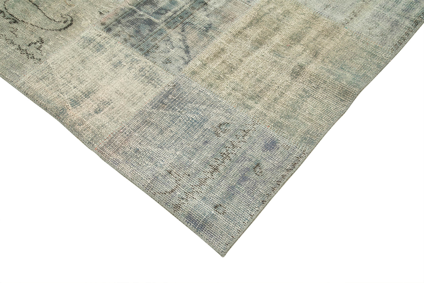 8x12 Blue Patchwork Rug- 28888