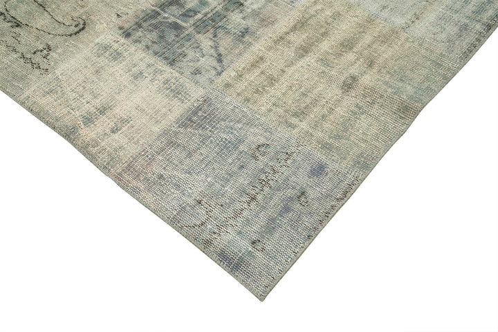 8x12 Blue Patchwork Rug- 28888