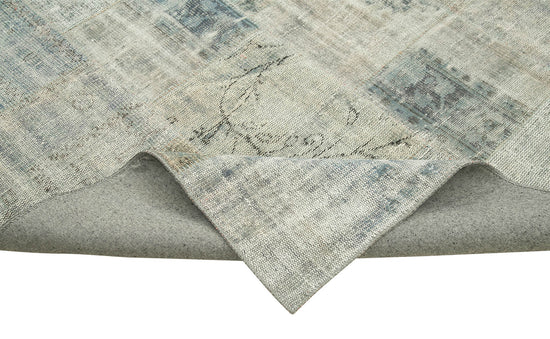8x12 Blue Patchwork Rug- 28888